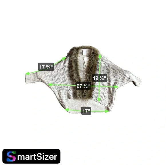 NWT Northern Angel Fur Trimmed Cardigan Size XL - Picture 8 of 8